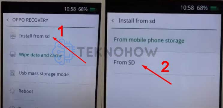 install firmware oppo a11w