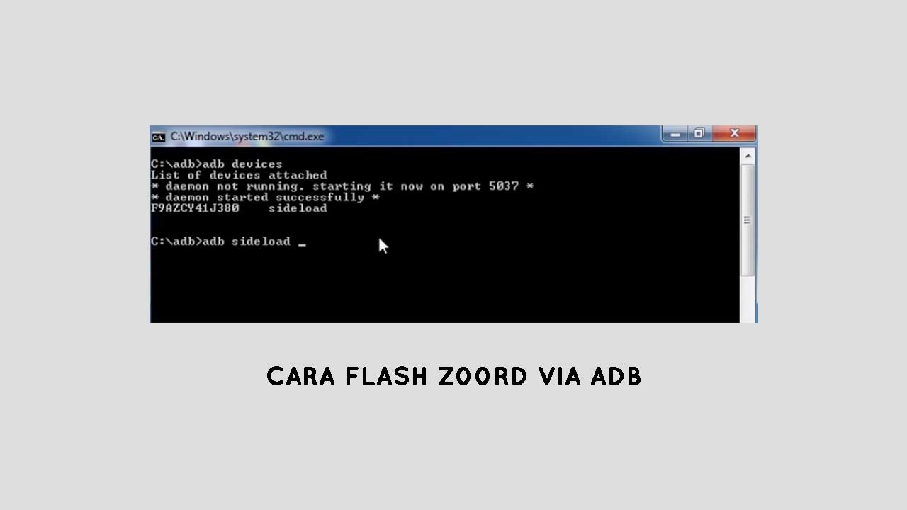Cara flash asus zenfone 2 ZE500KG via ADB